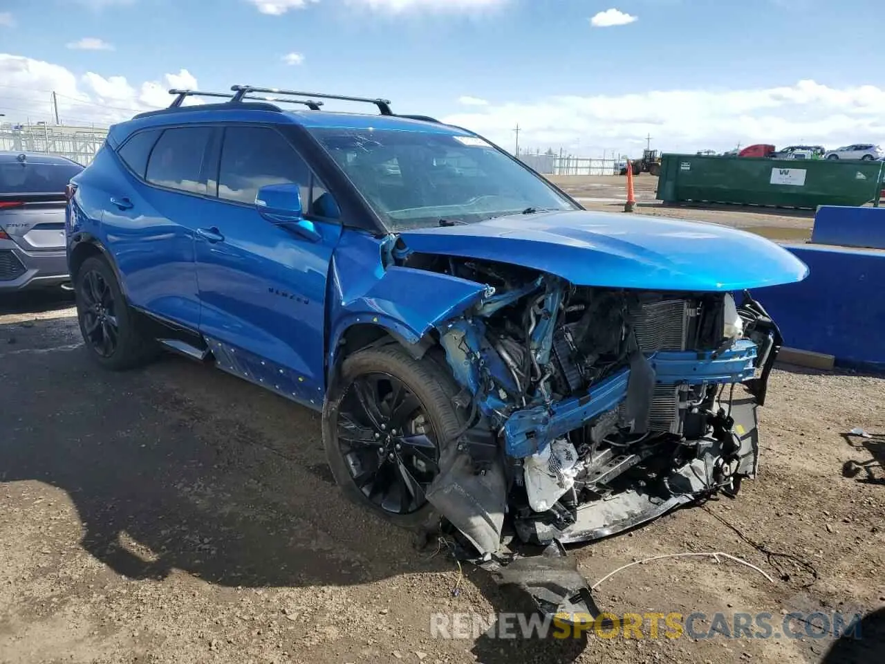 4 fotografías del automóvil dañado 3GNKBKRS3LS624009 CHEVROLET BLAZER 2020