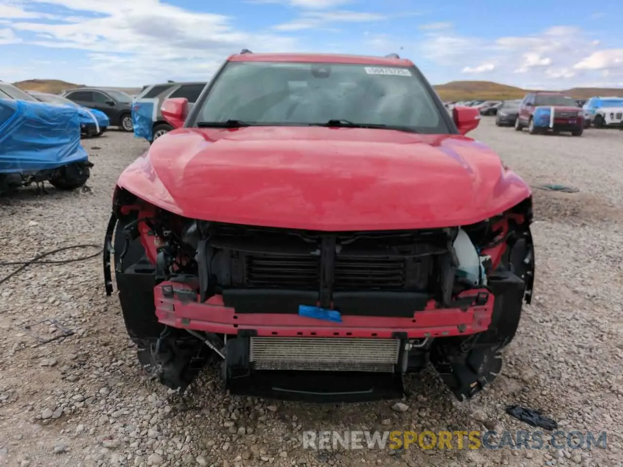 5 fotografías del automóvil dañado 3GNKBKRS4LS665605 CHEVROLET BLAZER 2020
