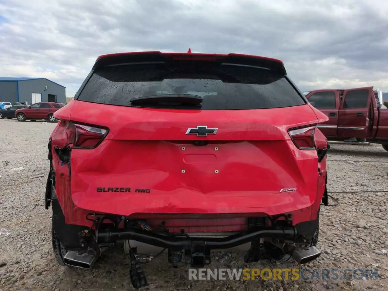 6 fotografías del automóvil dañado 3GNKBKRS4LS665605 CHEVROLET BLAZER 2020