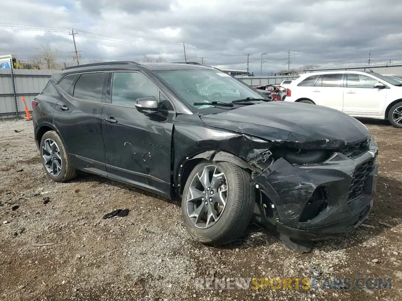 4 fotografías del automóvil dañado 3GNKBKRS5LS547658 CHEVROLET BLAZER 2020
