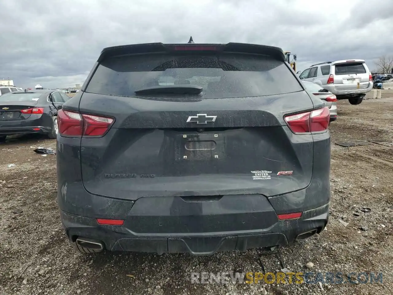 6 fotografías del automóvil dañado 3GNKBKRS5LS547658 CHEVROLET BLAZER 2020