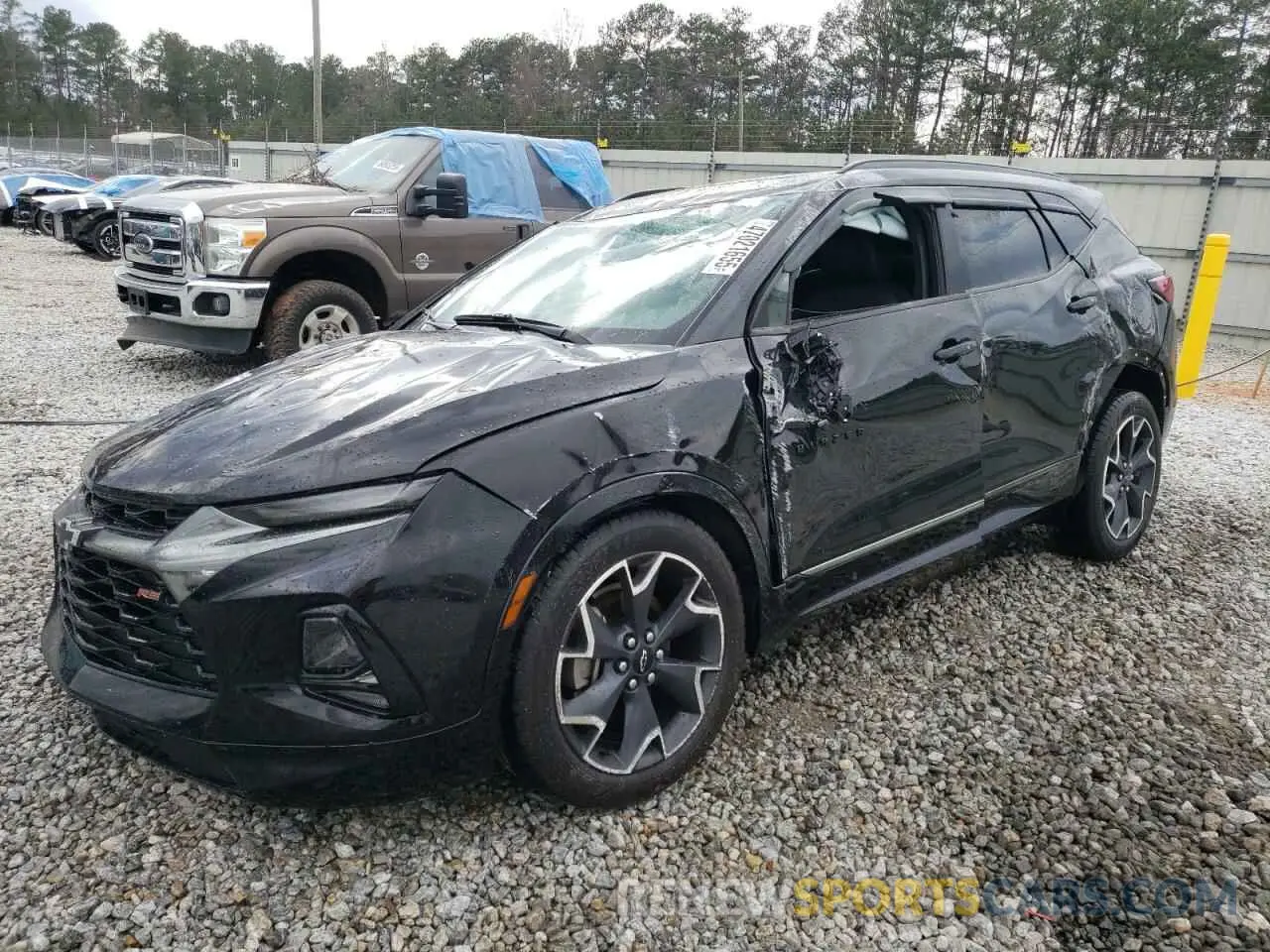 1 fotografías del automóvil dañado 3GNKBKRS5LS686124 CHEVROLET BLAZER 2020