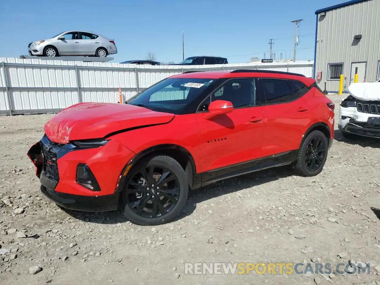 1 fotografías del automóvil dañado 3GNKBKRS8LS551946 CHEVROLET BLAZER 2020