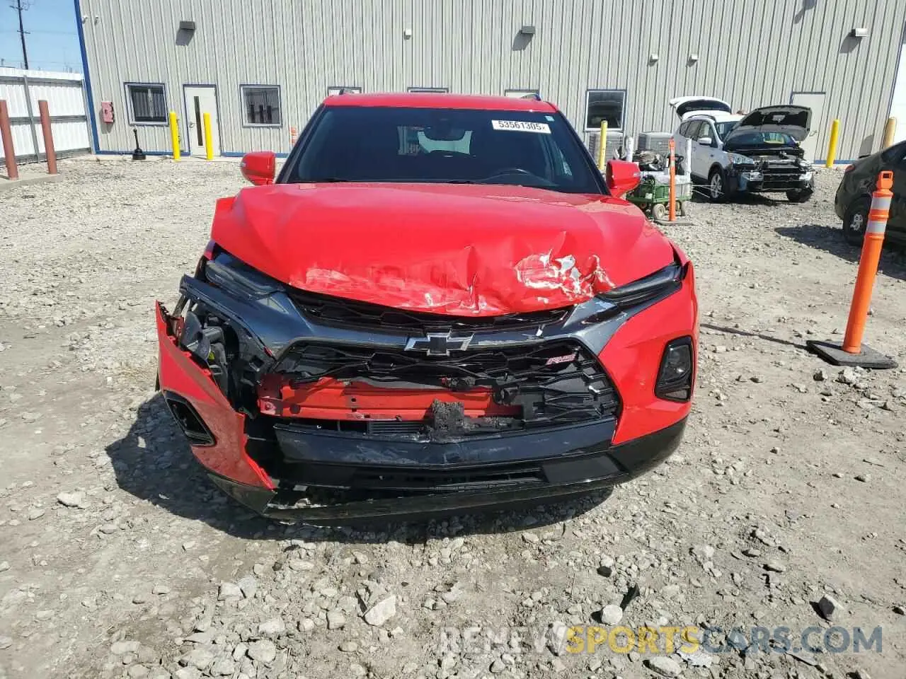5 fotografías del automóvil dañado 3GNKBKRS8LS551946 CHEVROLET BLAZER 2020