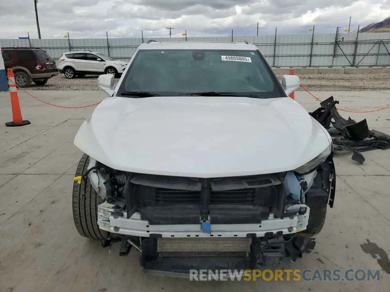 5 fotografías del automóvil dañado 3GNKBKRSXLS723913 CHEVROLET BLAZER 2020