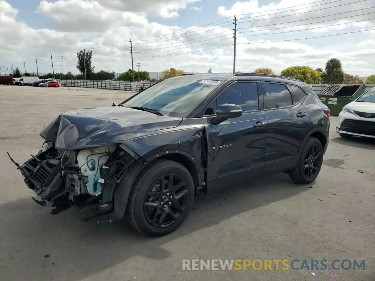 1 fotografías del automóvil dañado 3GNKBBRA0MS508789 CHEVROLET BLAZER 2021