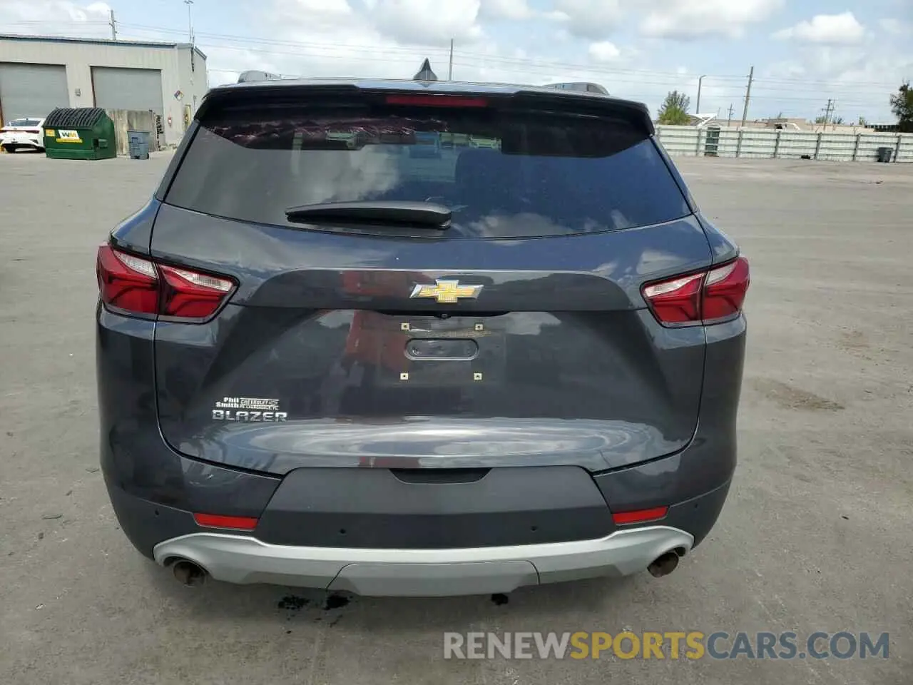 6 fotografías del automóvil dañado 3GNKBBRA0MS508789 CHEVROLET BLAZER 2021