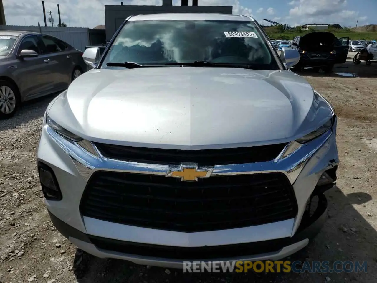 5 fotografías del automóvil dañado 3GNKBBRA2MS537209 CHEVROLET BLAZER 2021