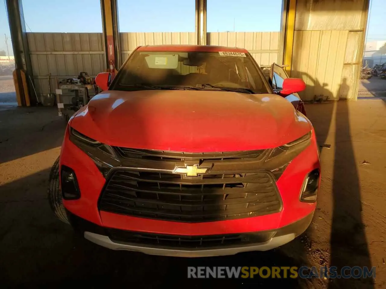 5 fotografías del automóvil dañado 3GNKBBRA6MS512491 CHEVROLET BLAZER 2021