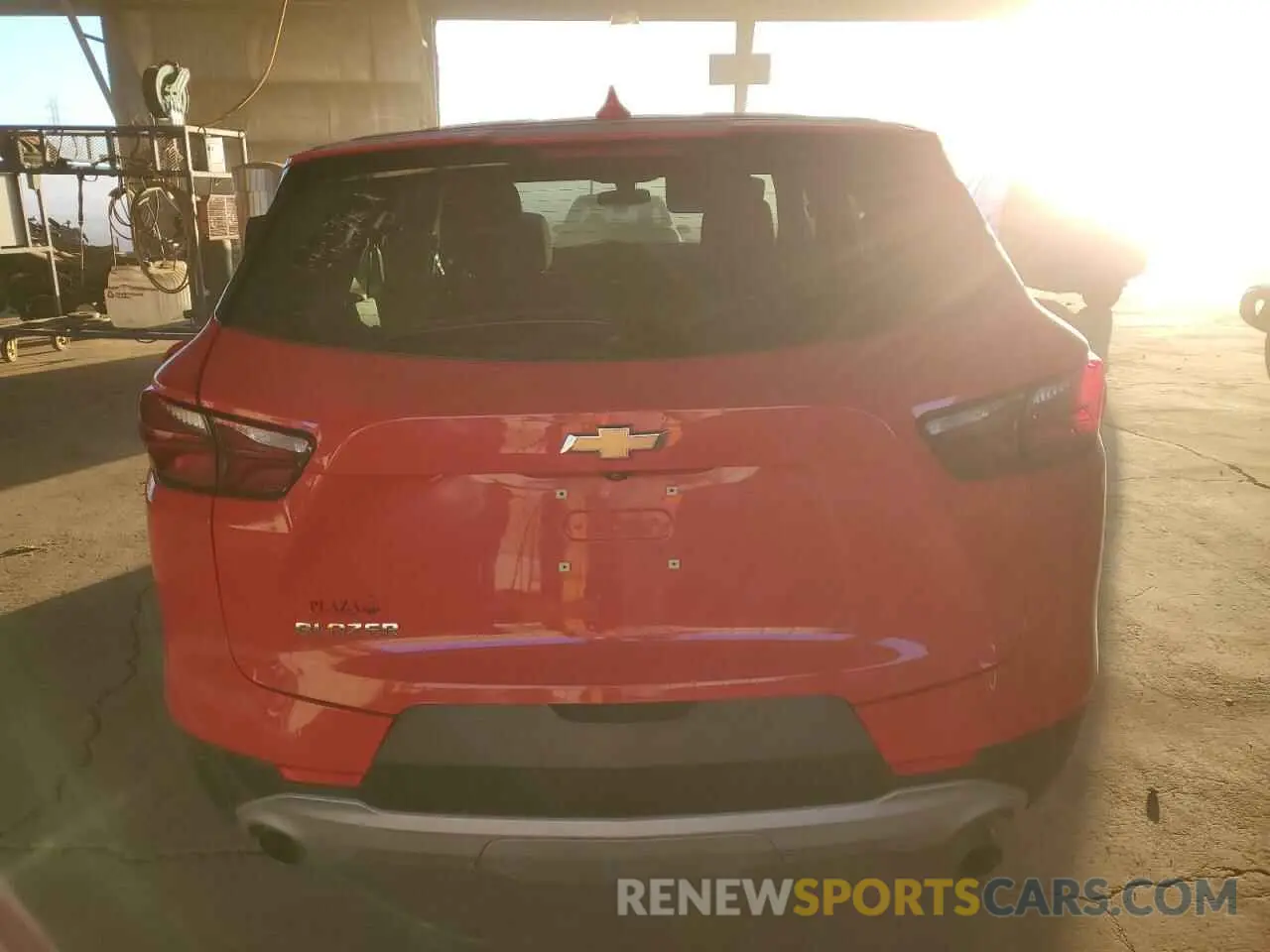 6 fotografías del automóvil dañado 3GNKBBRA6MS512491 CHEVROLET BLAZER 2021