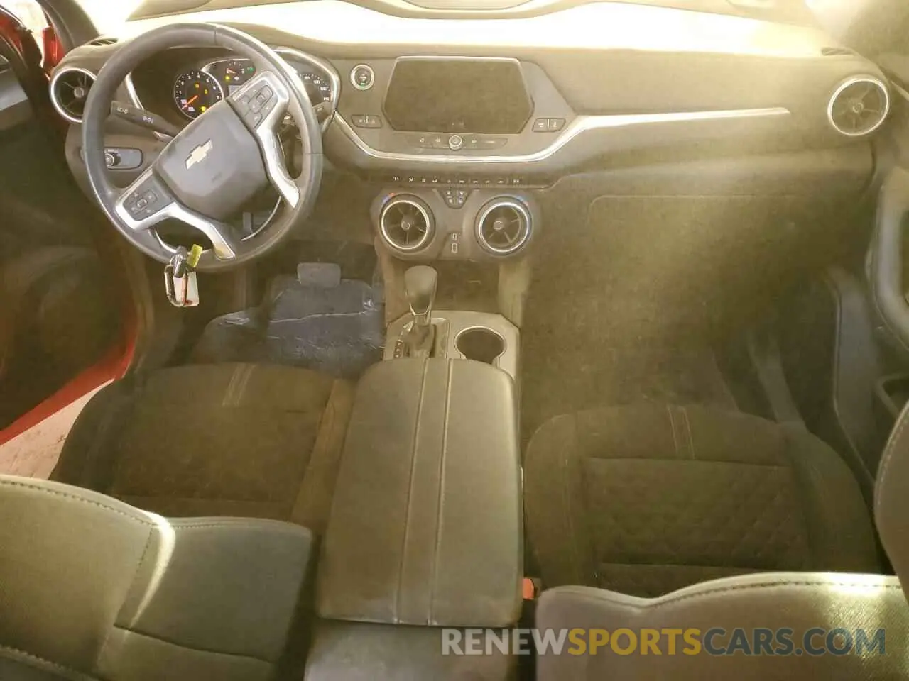 8 fotografías del automóvil dañado 3GNKBBRA6MS512491 CHEVROLET BLAZER 2021