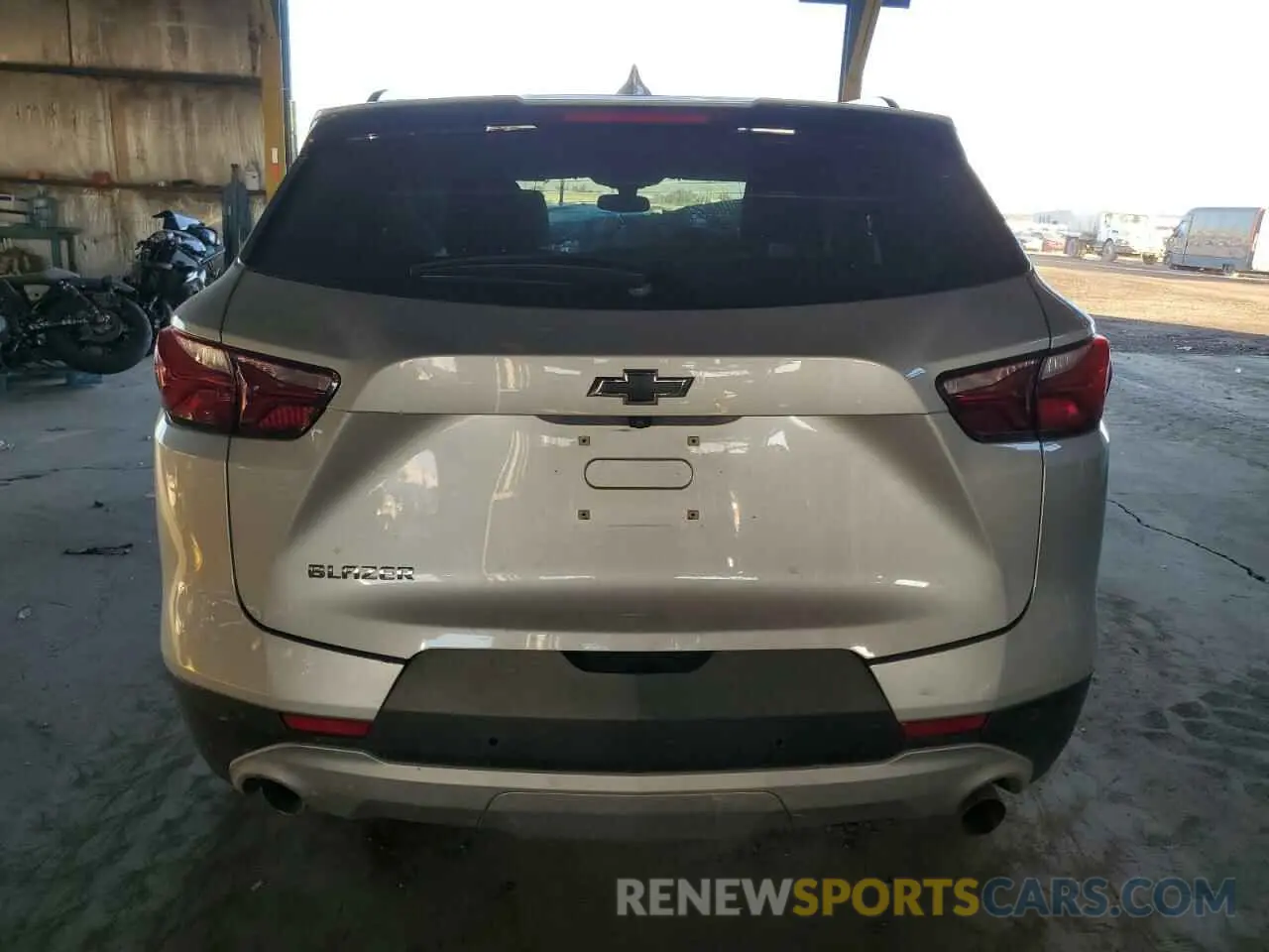 6 fotografías del automóvil dañado 3GNKBBRA6MS527024 CHEVROLET BLAZER 2021