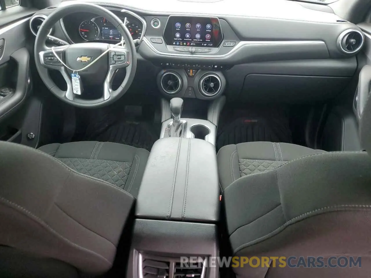 8 fotografías del automóvil dañado 3GNKBBRA6MS553218 CHEVROLET BLAZER 2021