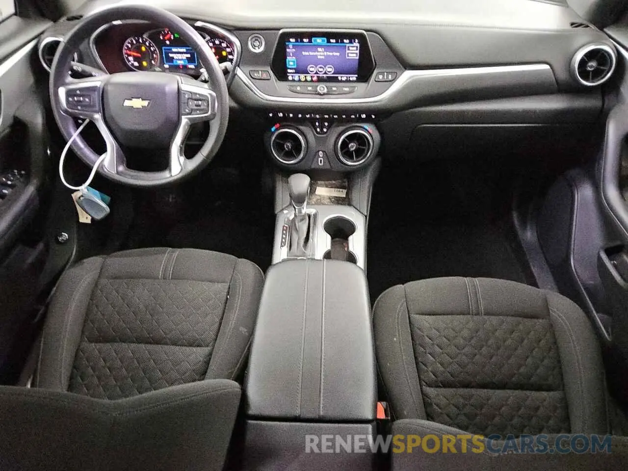 8 fotografías del automóvil dañado 3GNKBBRA7MS538081 CHEVROLET BLAZER 2021