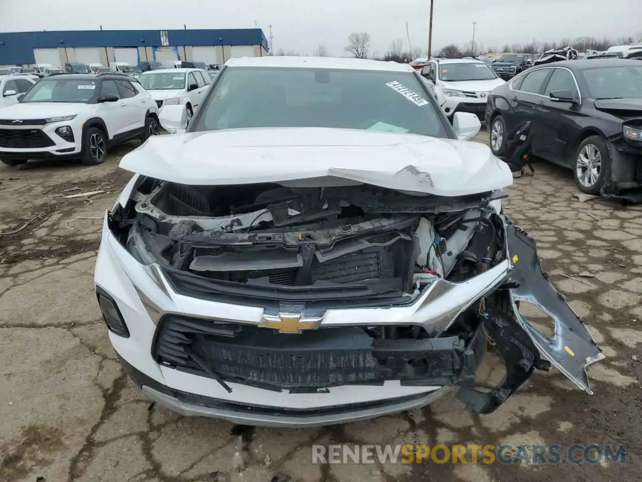 5 fotografías del automóvil dañado 3GNKBBRA9MS512470 CHEVROLET BLAZER 2021