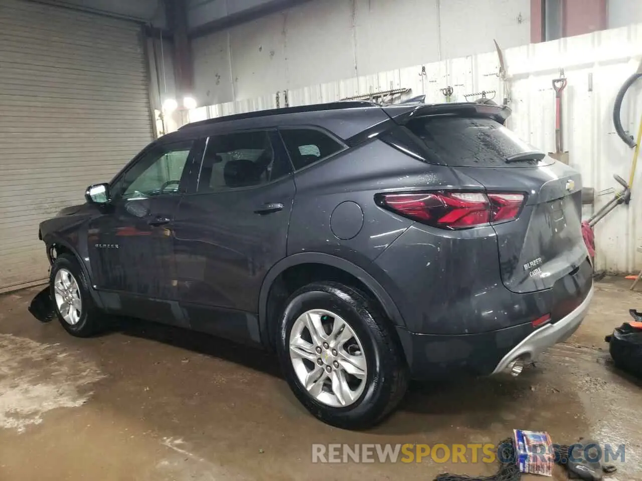 2 fotografías del automóvil dañado 3GNKBBRAXMS512008 CHEVROLET BLAZER 2021