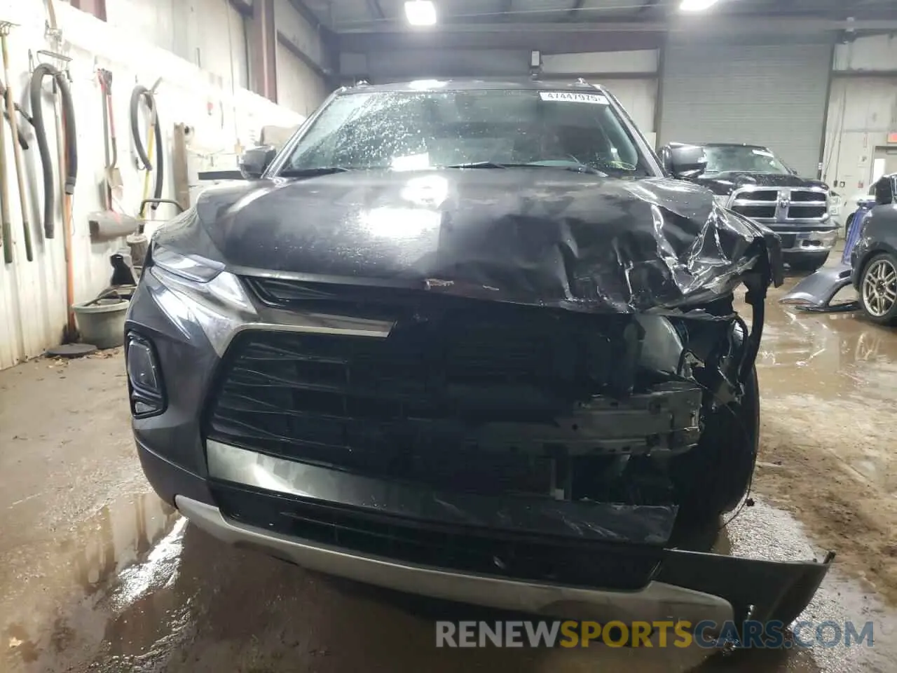 5 fotografías del automóvil dañado 3GNKBBRAXMS512008 CHEVROLET BLAZER 2021