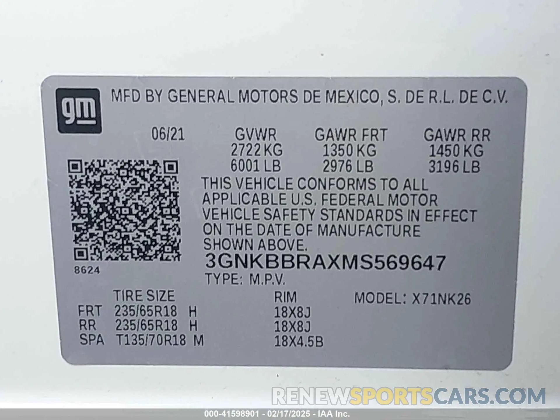 9 fotografías del automóvil dañado 3GNKBBRAXMS569647 CHEVROLET BLAZER 2021