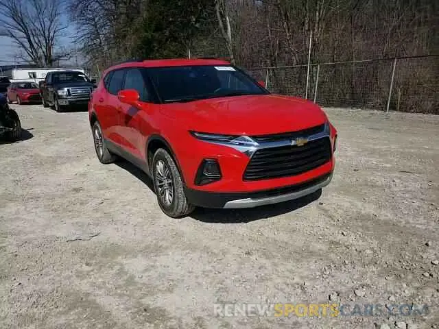 11 fotografías del automóvil dañado 3GNKBCRS2MS553795 CHEVROLET BLAZER 2021