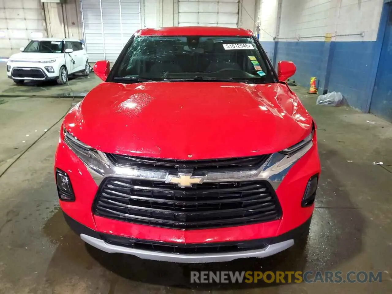 5 fotografías del automóvil dañado 3GNKBCRS2MS584688 CHEVROLET BLAZER 2021