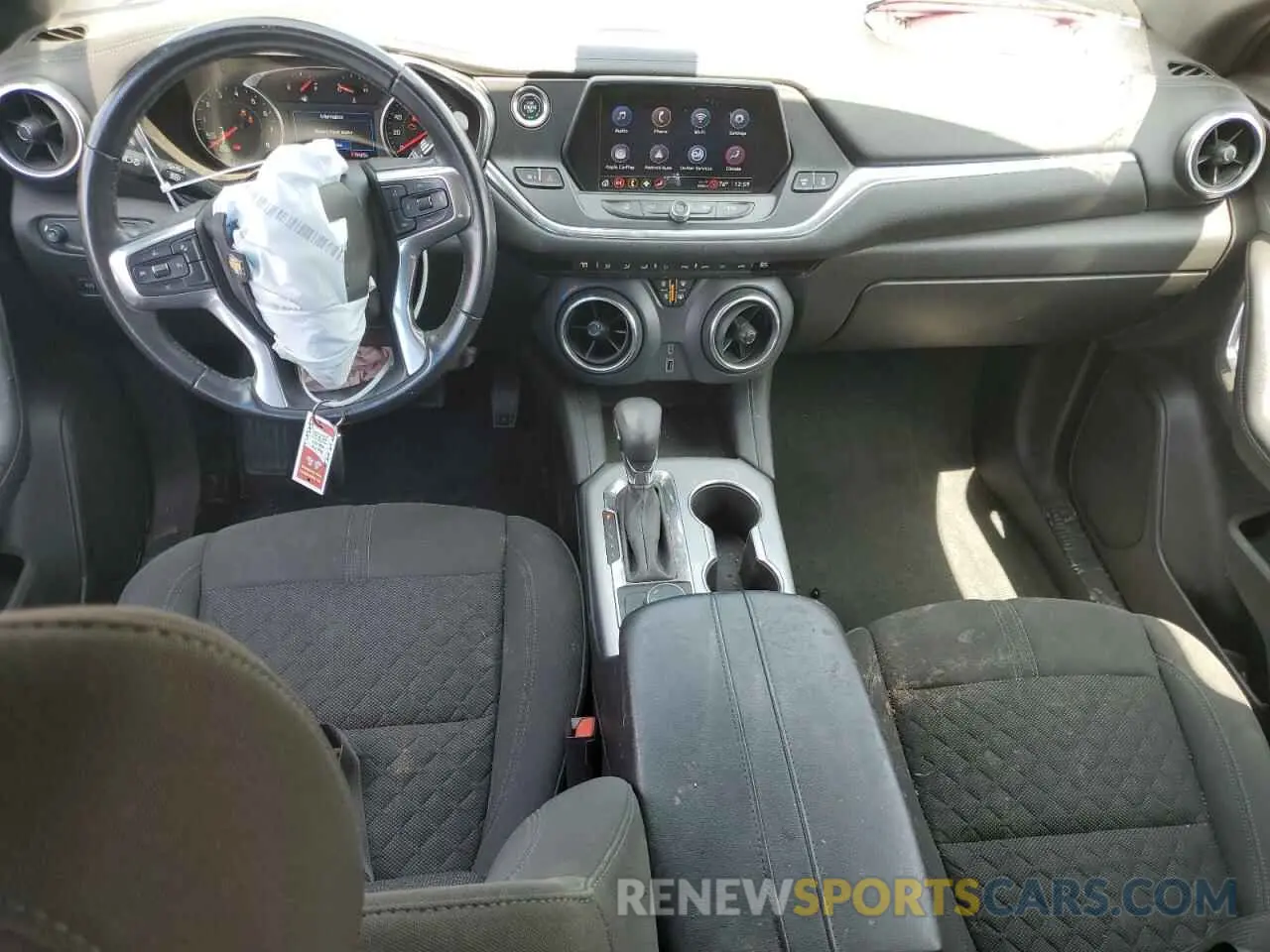 8 fotografías del automóvil dañado 3GNKBCRS3MS501978 CHEVROLET BLAZER 2021