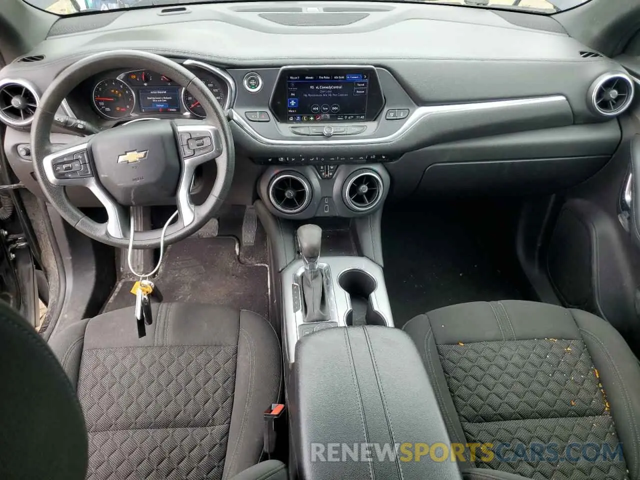 8 fotografías del automóvil dañado 3GNKBCRS4MS513704 CHEVROLET BLAZER 2021