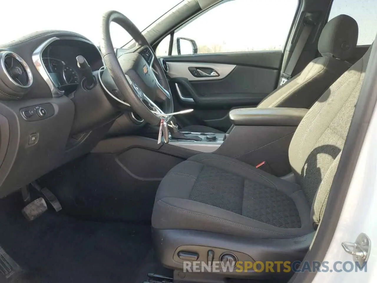 7 fotografías del automóvil dañado 3GNKBCRS4MS539767 CHEVROLET BLAZER 2021