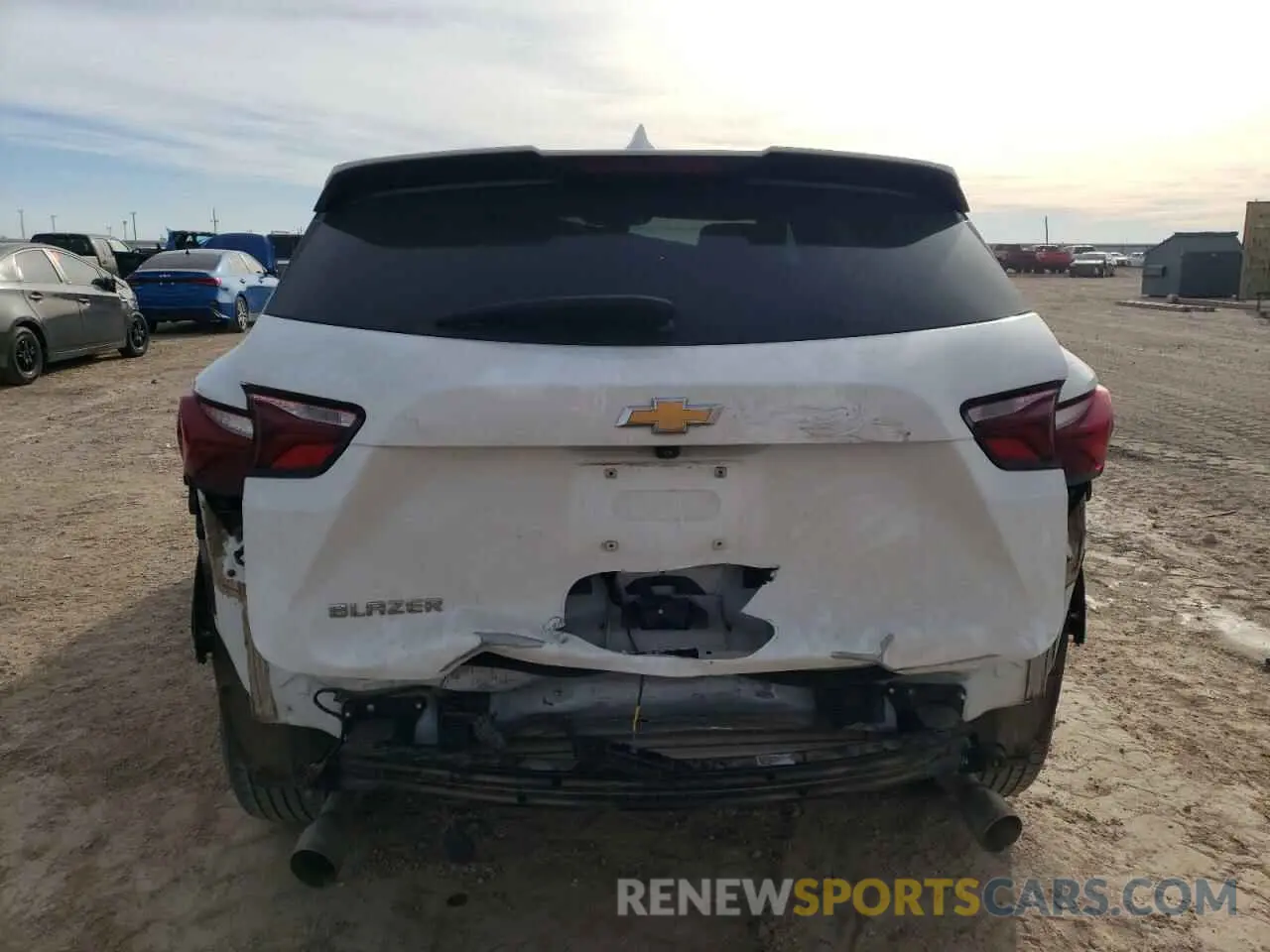 6 fotografías del automóvil dañado 3GNKBCRS7MS503071 CHEVROLET BLAZER 2021