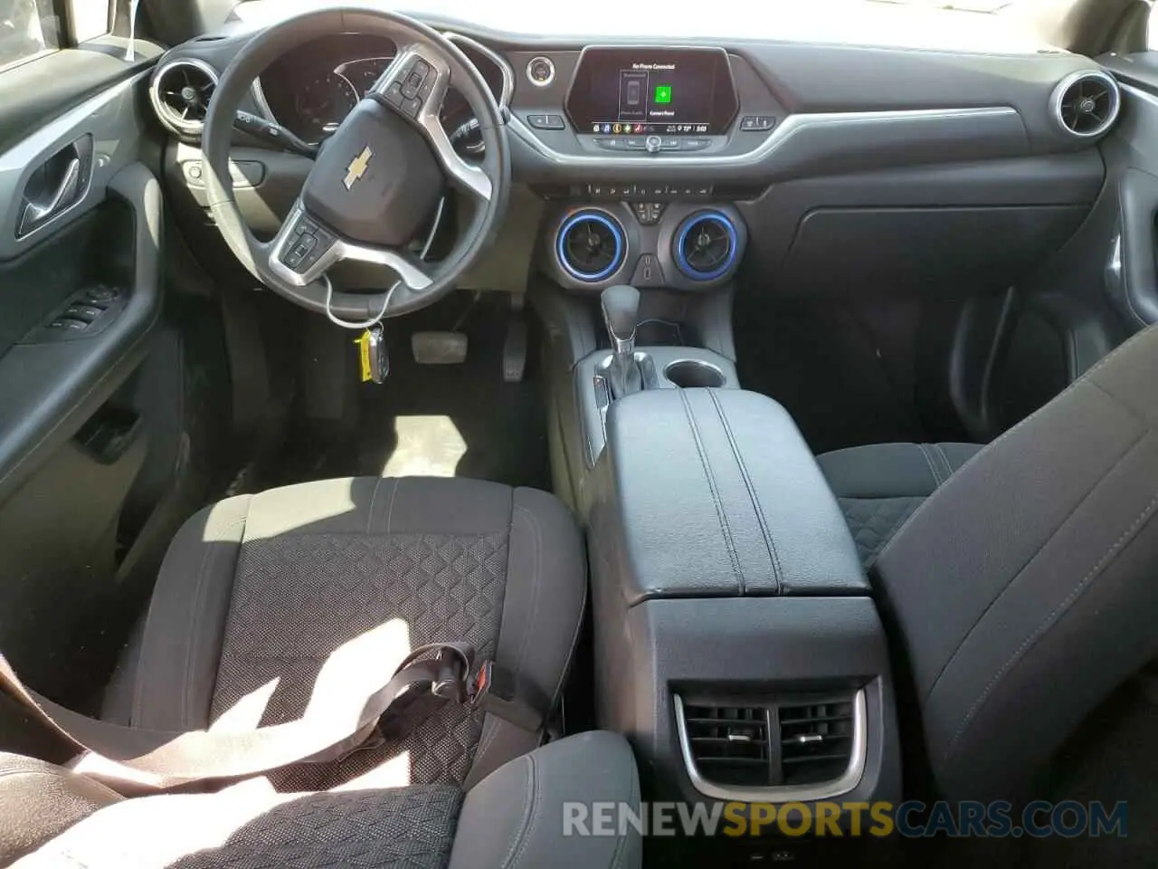 8 fotografías del automóvil dañado 3GNKBCRS8MS513057 CHEVROLET BLAZER 2021