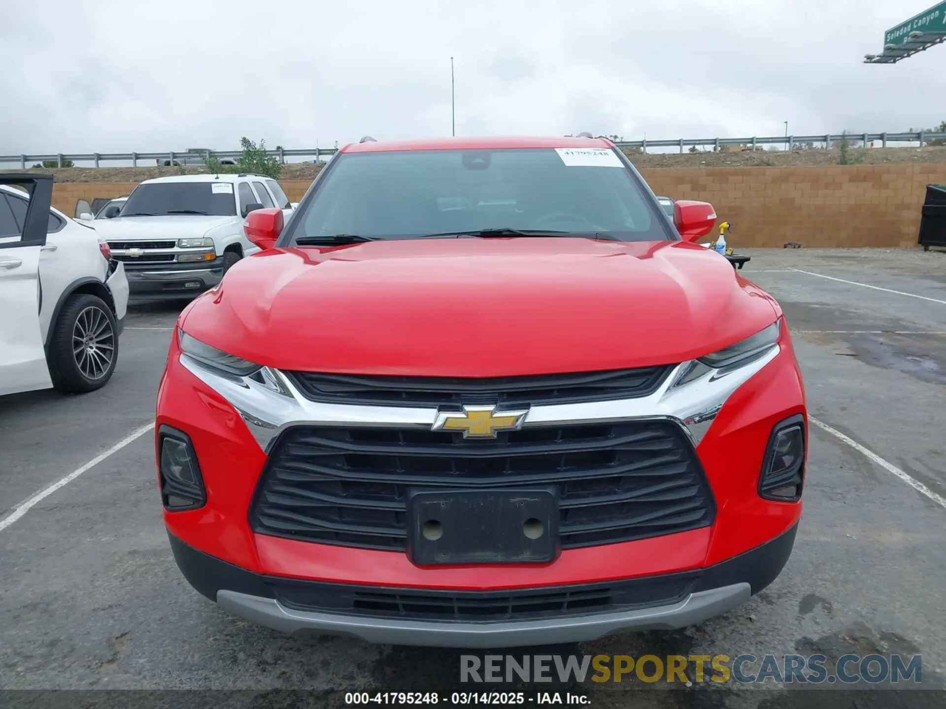 12 fotografías del automóvil dañado 3GNKBCRS9MS534791 CHEVROLET BLAZER 2021