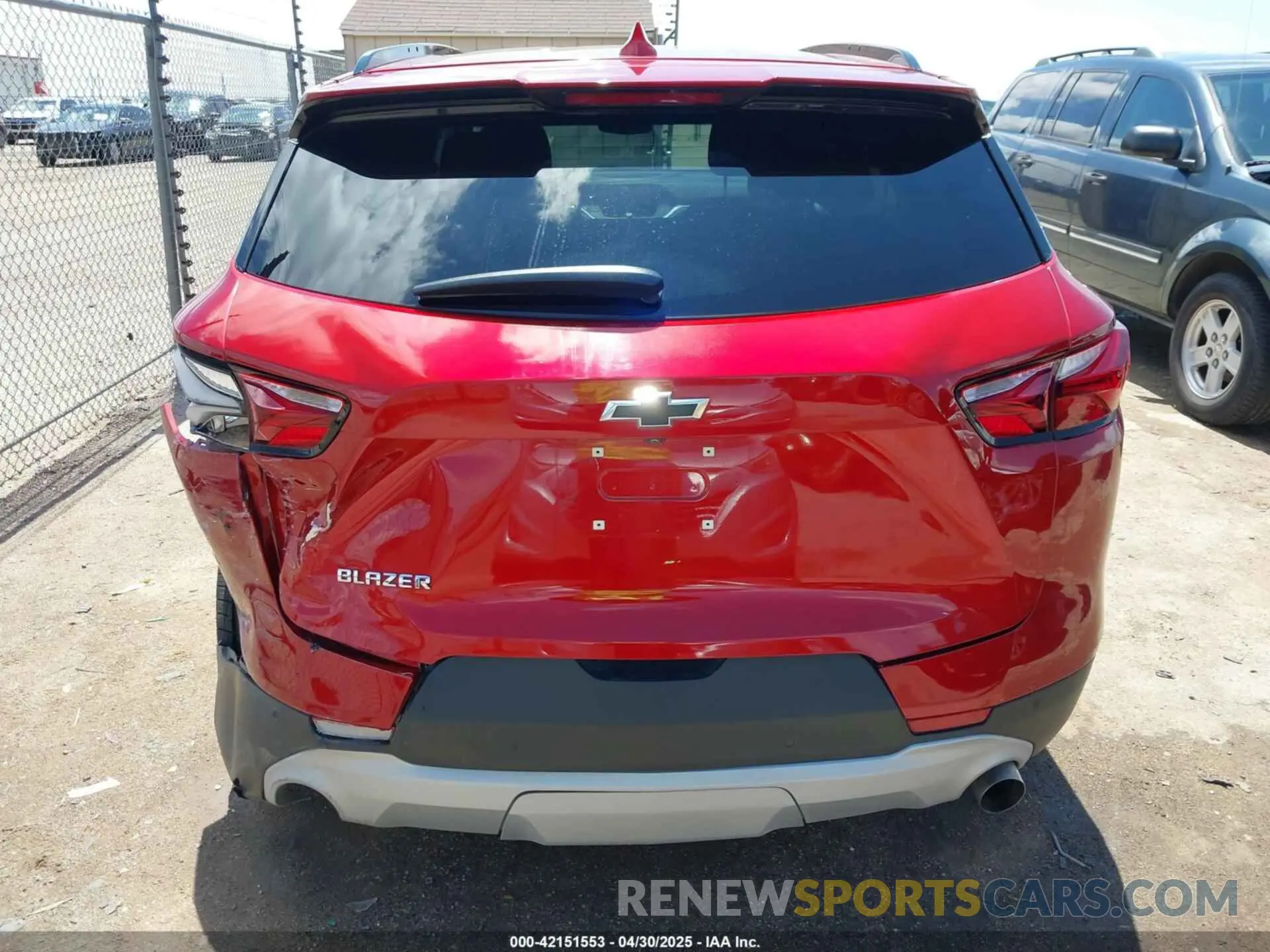 17 fotografías del automóvil dañado 3GNKBCRS9MS541403 CHEVROLET BLAZER 2021