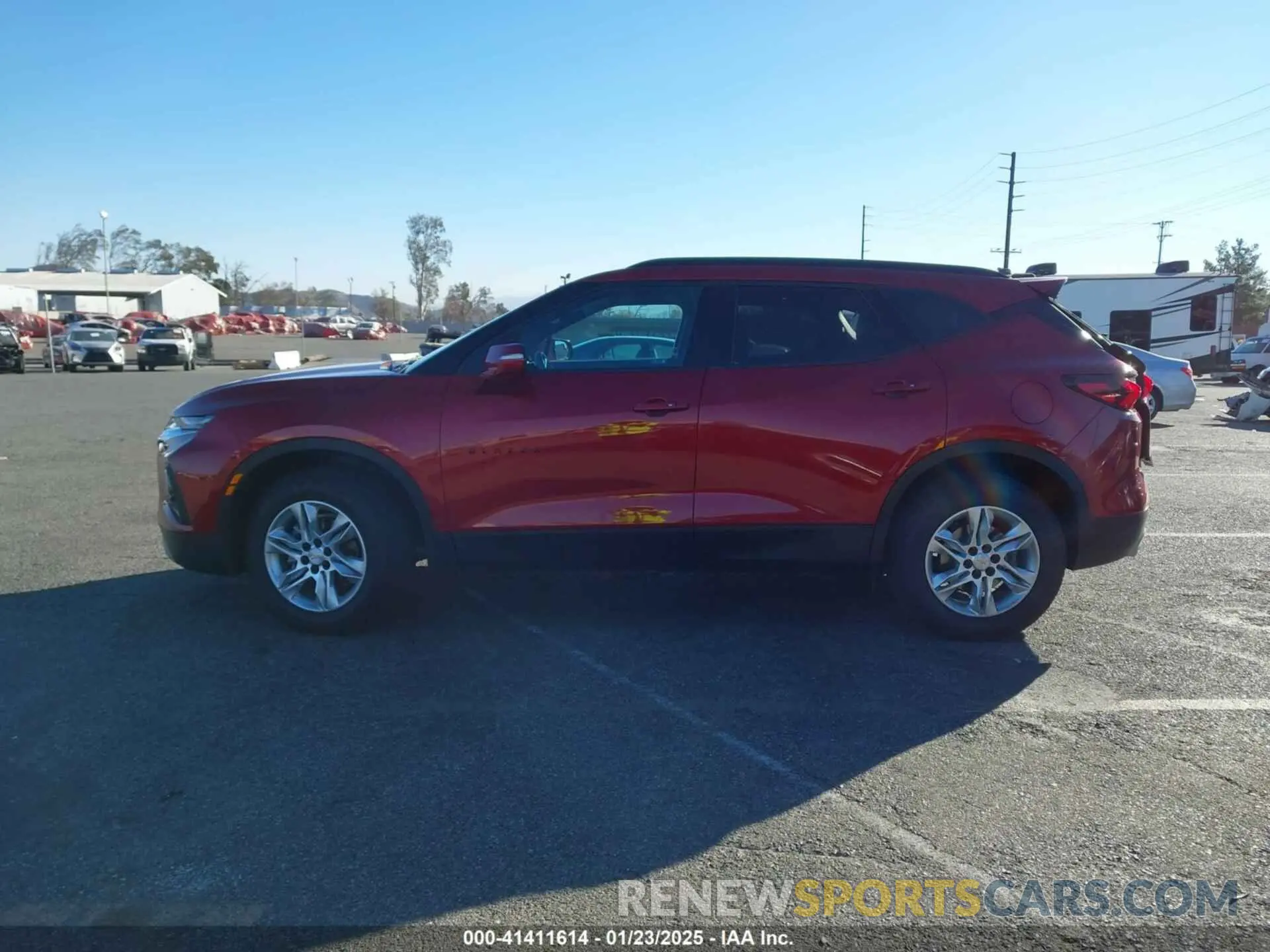 14 fotografías del automóvil dañado 3GNKBCRS9MS552935 CHEVROLET BLAZER 2021