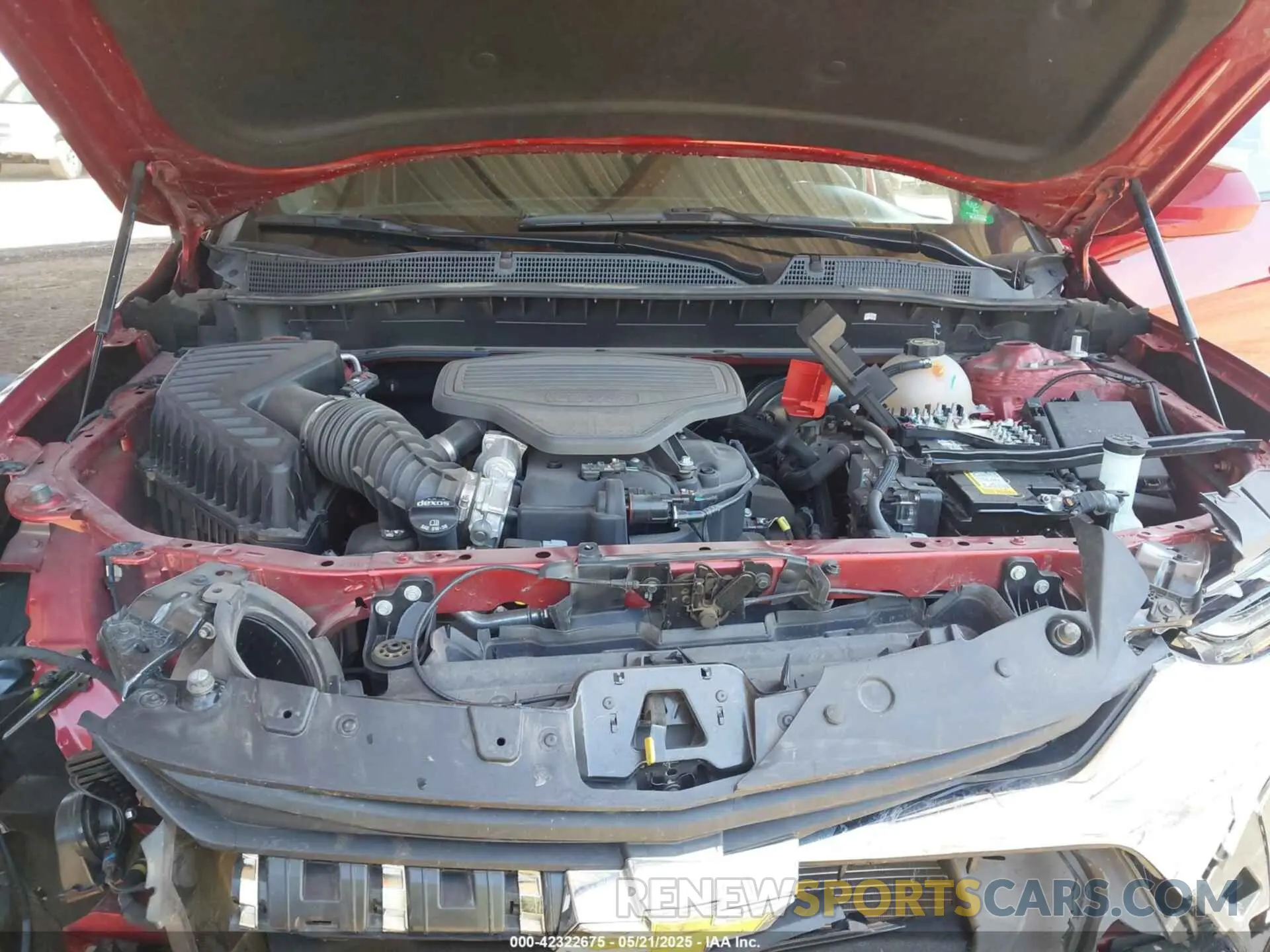 10 fotografías del automóvil dañado 3GNKBCRSXMS575608 CHEVROLET BLAZER 2021