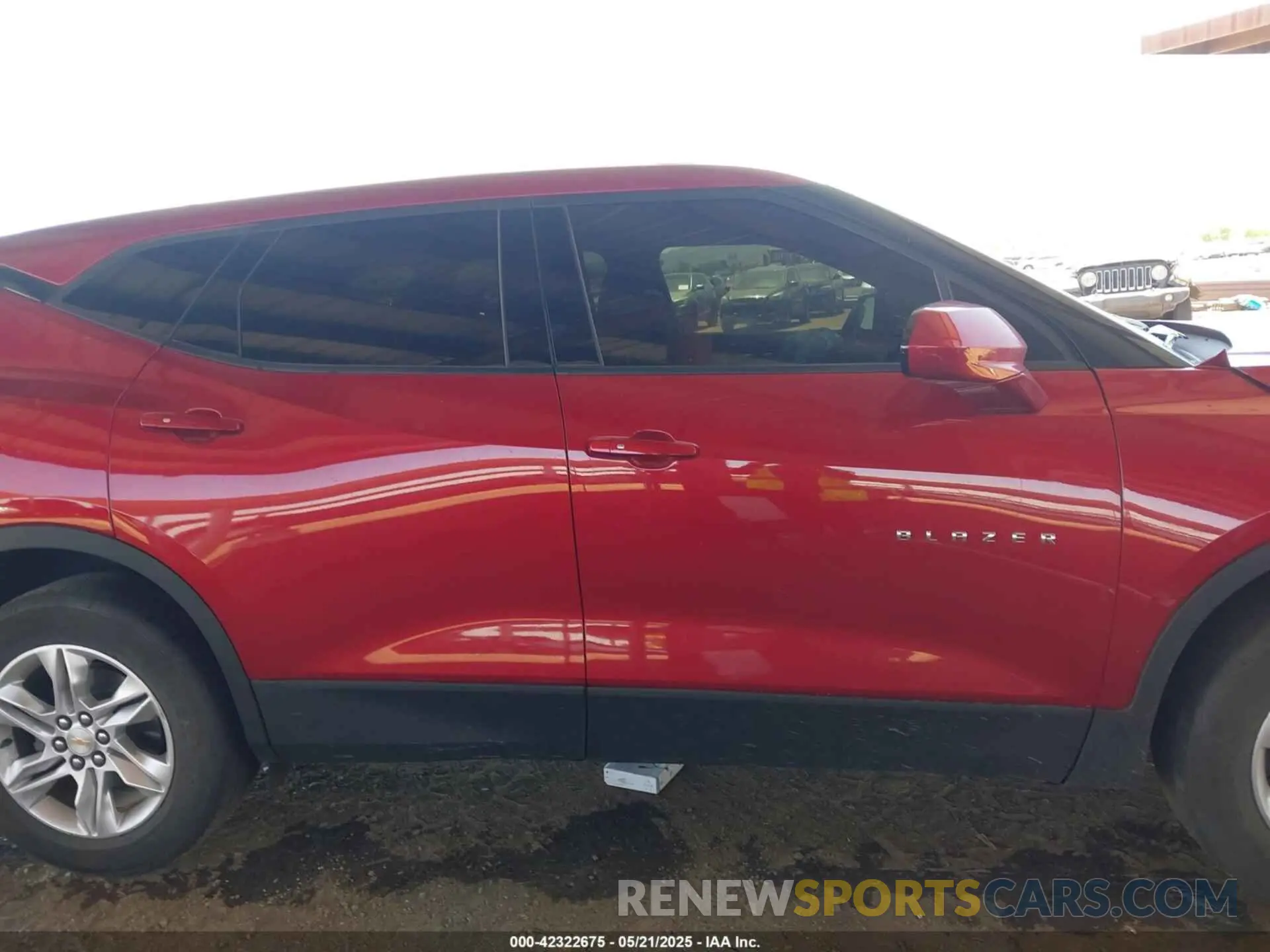 13 fotografías del automóvil dañado 3GNKBCRSXMS575608 CHEVROLET BLAZER 2021