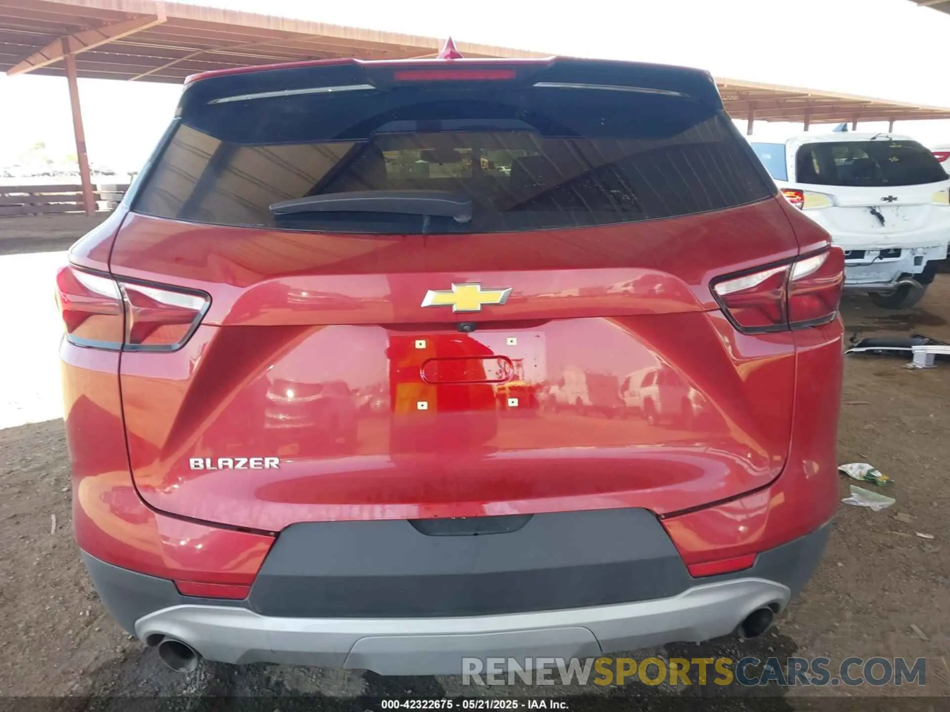 16 fotografías del automóvil dañado 3GNKBCRSXMS575608 CHEVROLET BLAZER 2021