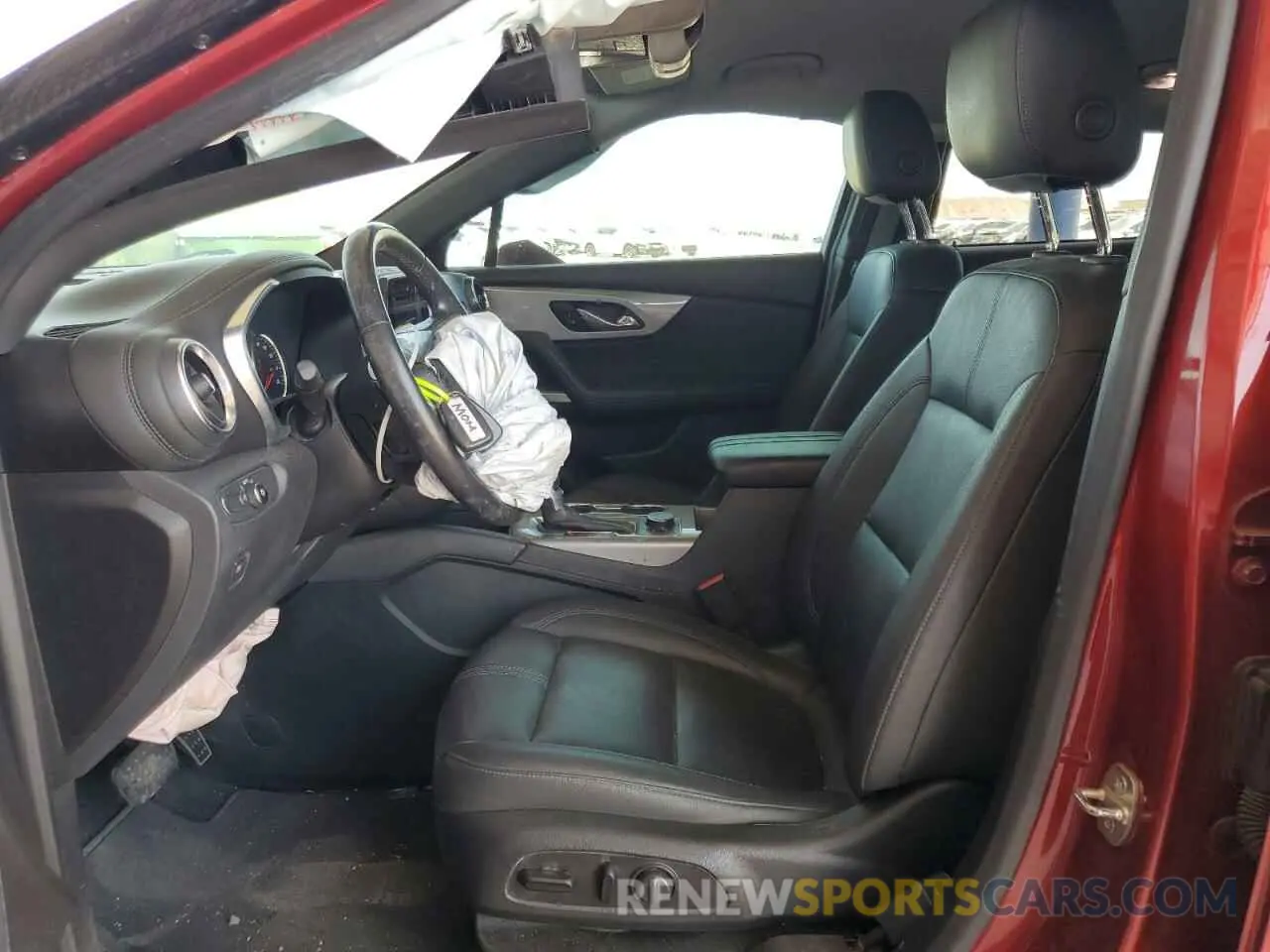 7 fotografías del automóvil dañado 3GNKBDR41MS519404 CHEVROLET BLAZER 2021