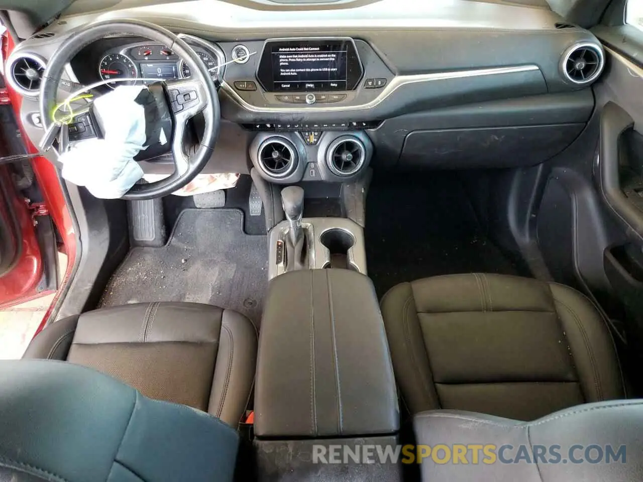 8 fotografías del automóvil dañado 3GNKBDR41MS519404 CHEVROLET BLAZER 2021
