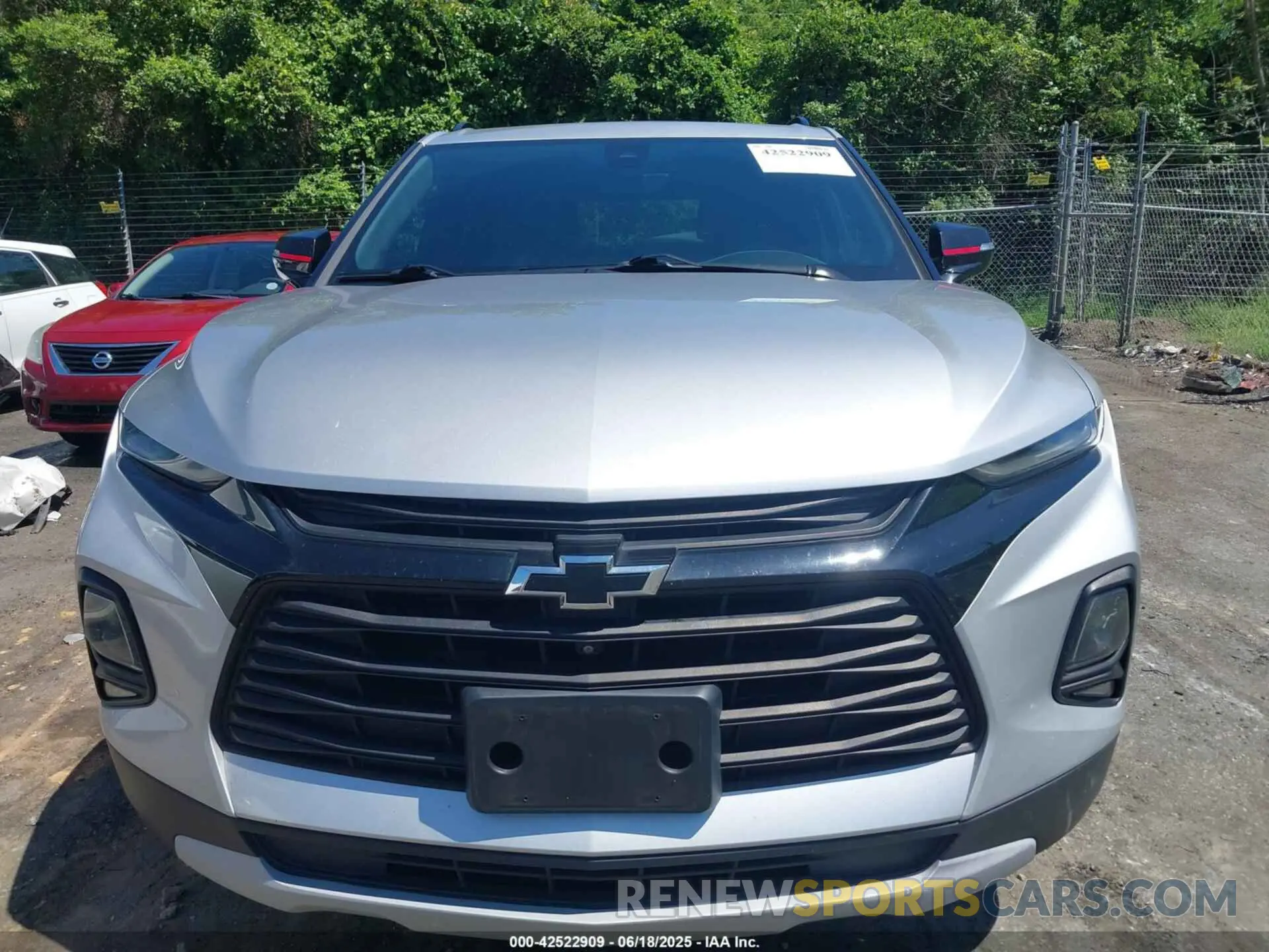 12 fotografías del automóvil dañado 3GNKBDR42MS529679 CHEVROLET BLAZER 2021