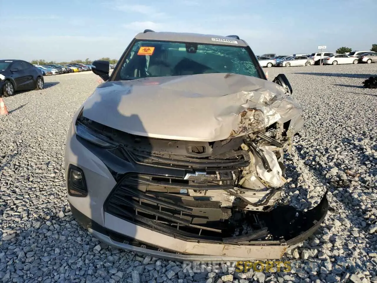 5 fotografías del automóvil dañado 3GNKBDRS1MS559092 CHEVROLET BLAZER 2021