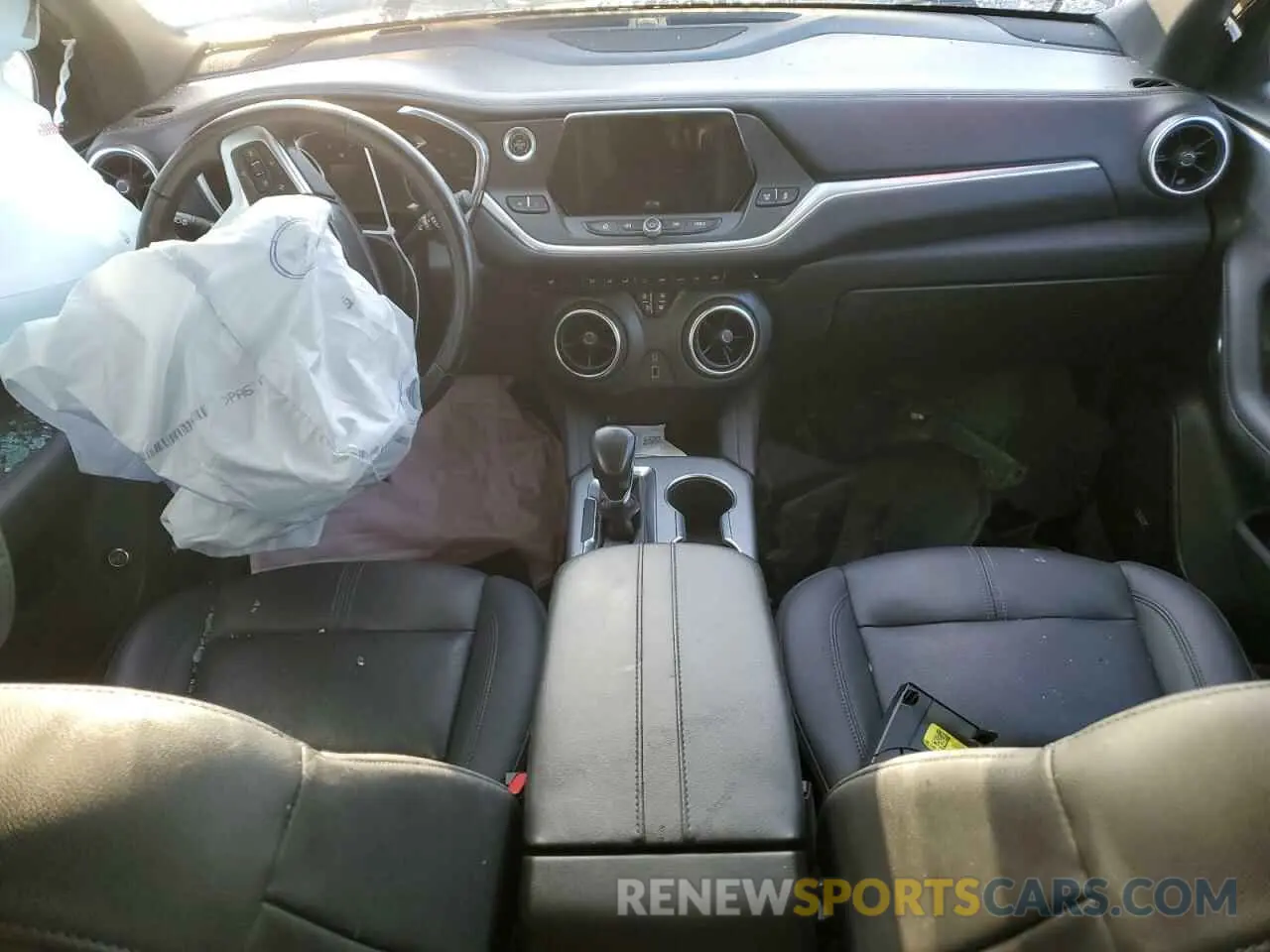 8 fotografías del automóvil dañado 3GNKBDRS1MS559092 CHEVROLET BLAZER 2021