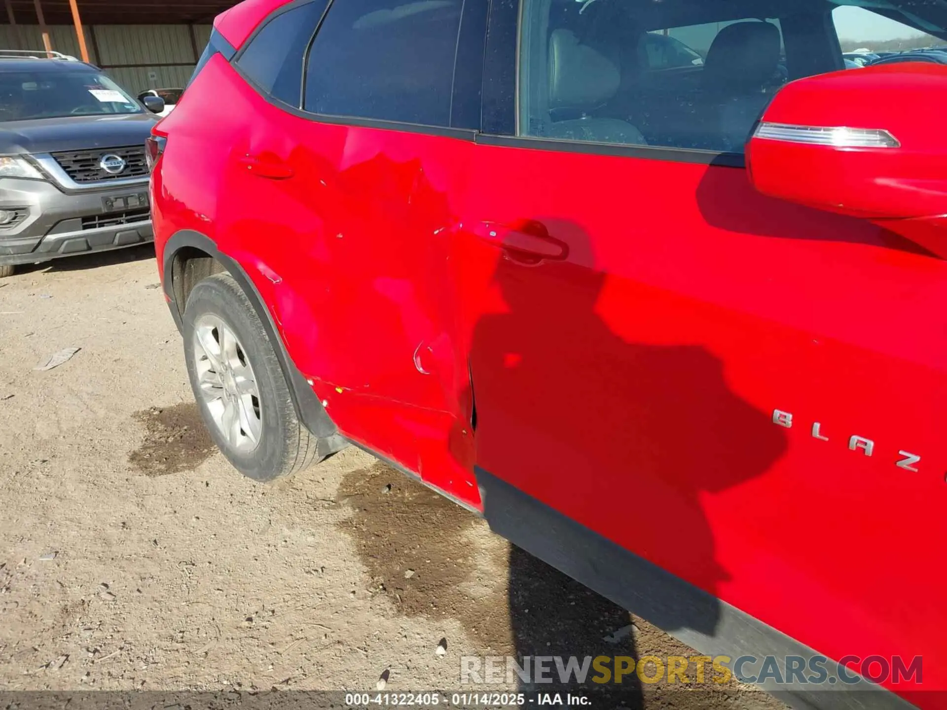 6 fotografías del automóvil dañado 3GNKBDRSXMS571984 CHEVROLET BLAZER 2021