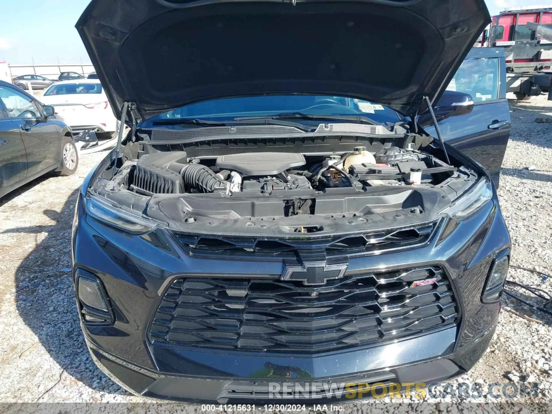 10 fotografías del automóvil dañado 3GNKBERS3MS528240 CHEVROLET BLAZER 2021
