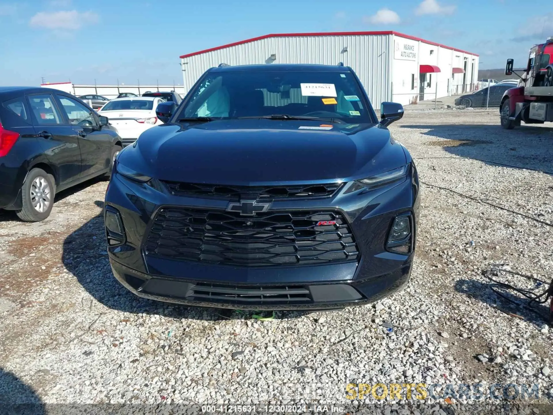 12 fotografías del automóvil dañado 3GNKBERS3MS528240 CHEVROLET BLAZER 2021