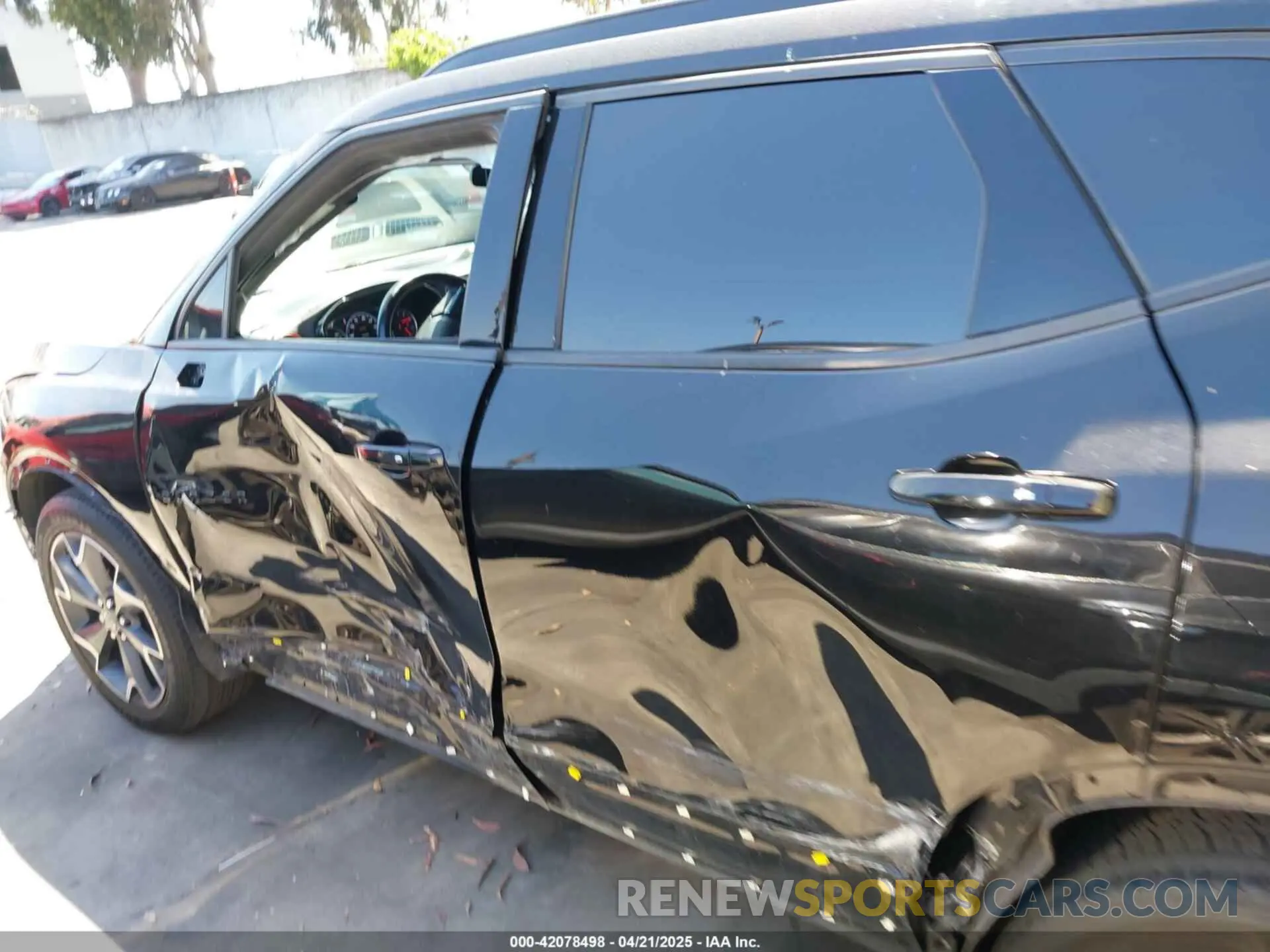 15 fotografías del automóvil dañado 3GNKBERS4MS523208 CHEVROLET BLAZER 2021