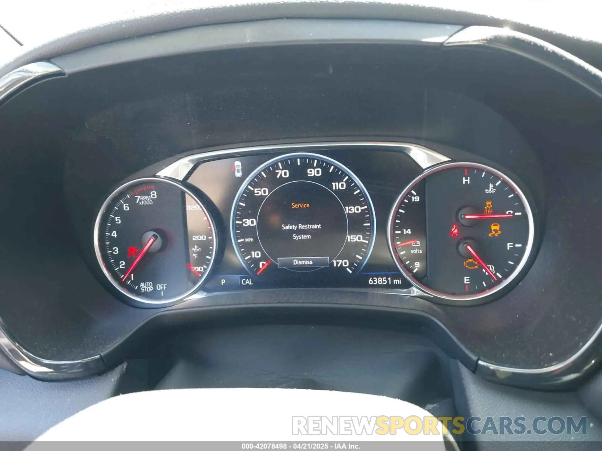 7 fotografías del automóvil dañado 3GNKBERS4MS523208 CHEVROLET BLAZER 2021