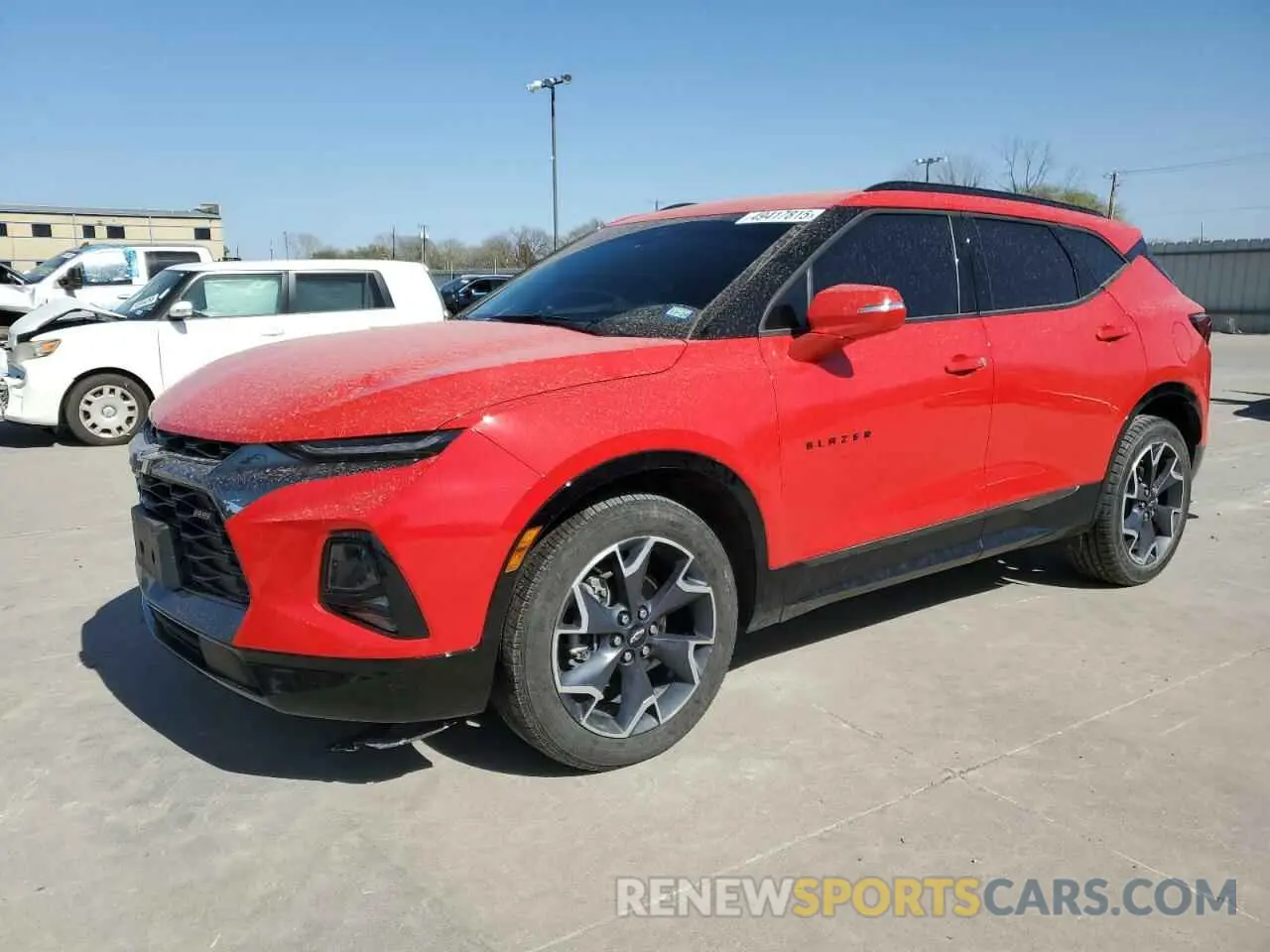 1 fotografías del automóvil dañado 3GNKBERS8MS523082 CHEVROLET BLAZER 2021