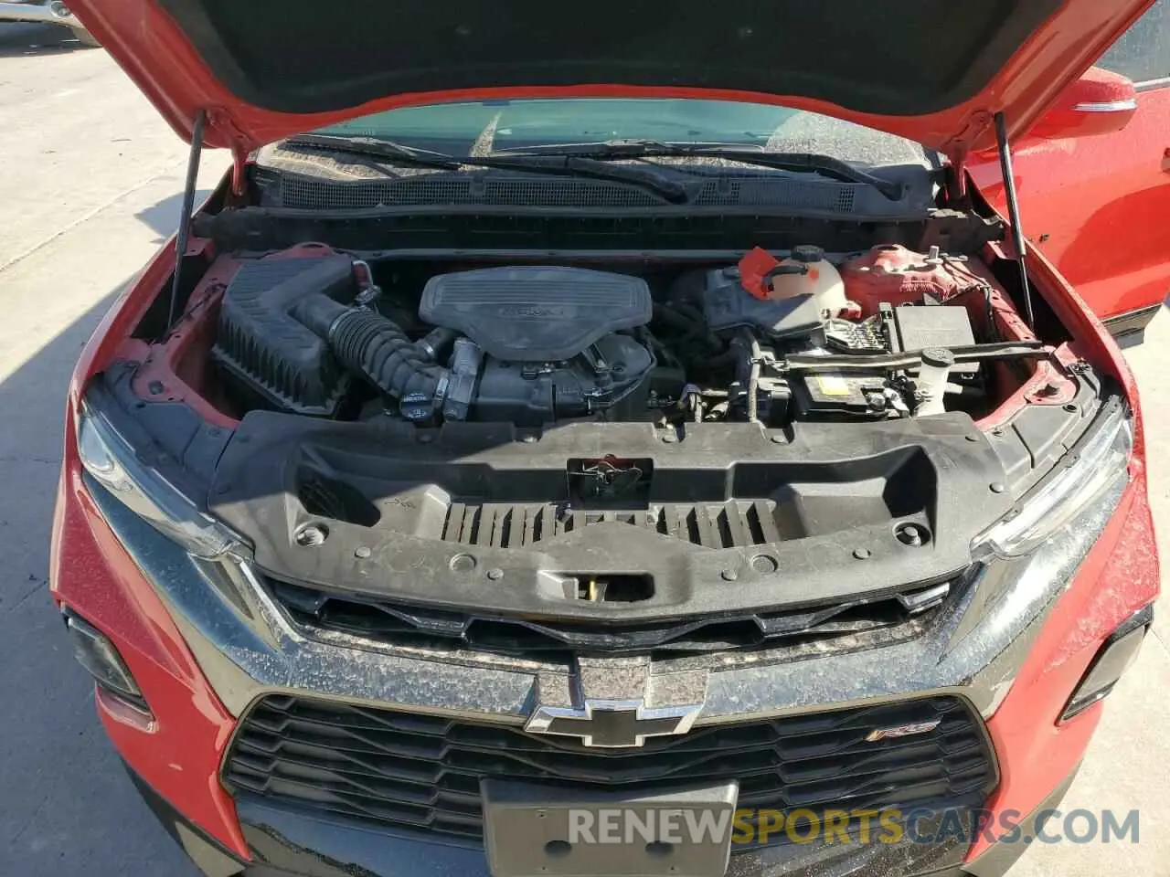 13 fotografías del automóvil dañado 3GNKBERS8MS523082 CHEVROLET BLAZER 2021