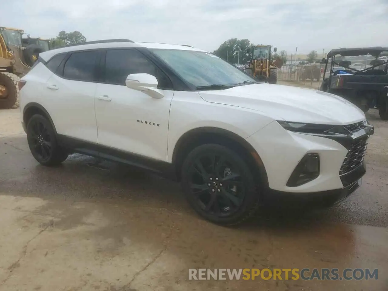 4 fotografías del automóvil dañado 3GNKBERS9MS571402 CHEVROLET BLAZER 2021
