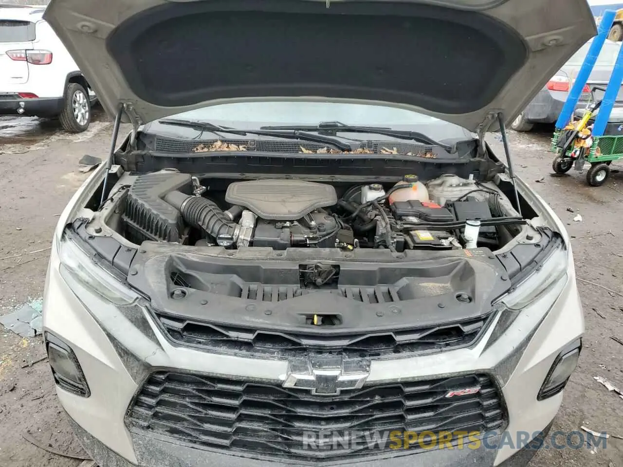 13 fotografías del automóvil dañado 3GNKBERSXMS545228 CHEVROLET BLAZER 2021