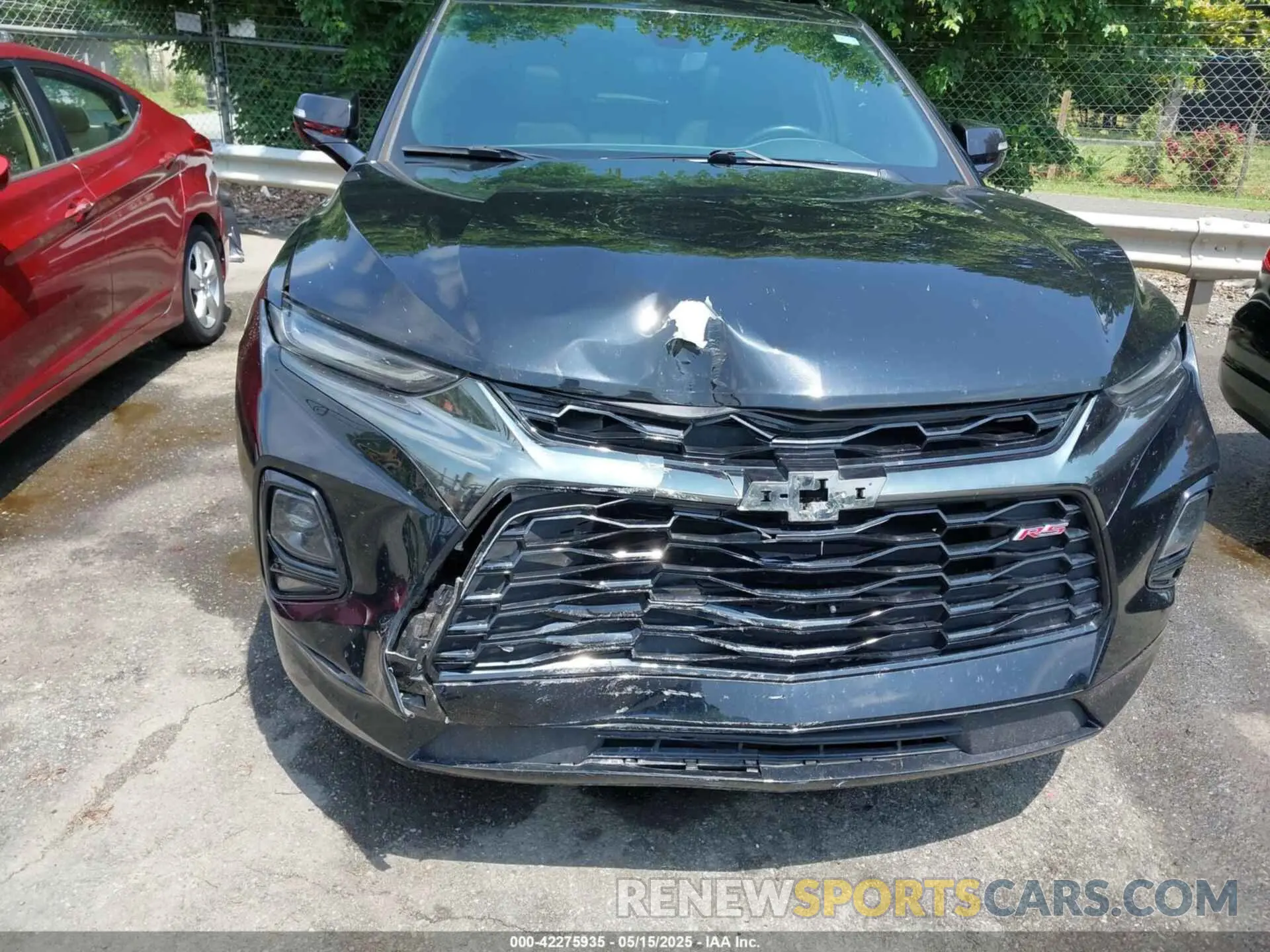 6 fotografías del automóvil dañado 3GNKBERSXMS552535 CHEVROLET BLAZER 2021
